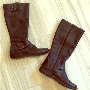 Born boc leather boots